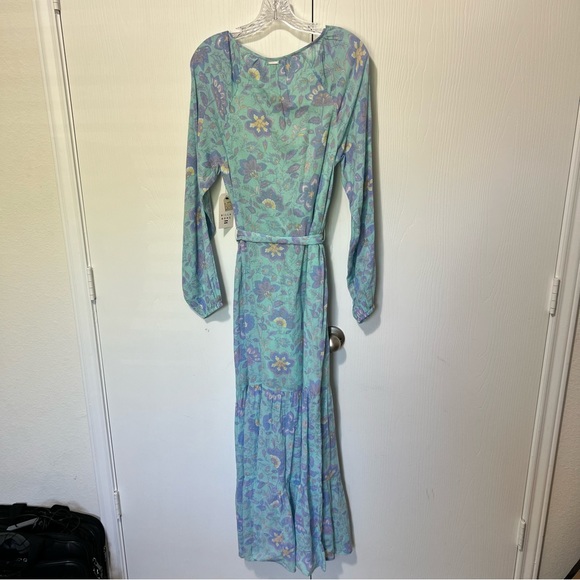Billabong Daring Heart Maxi Dress sz M/10 Blue NWT - Picture 7 of 7